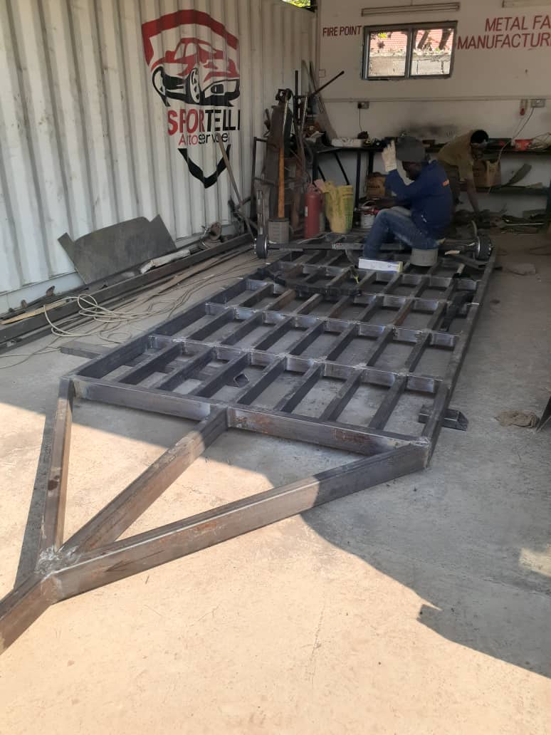 Trailer fabrication project 1, image 4